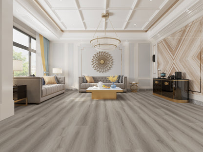 Urban gray vinyl plank flooring in Orlando by JVB Decor – waterproof and modern design.
