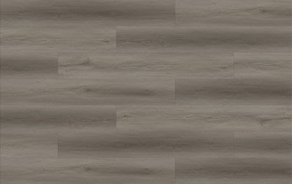 Waterproof gray vinyl plank flooring installed in Orlando home – JVB Decor.